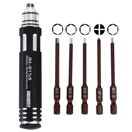 6 in 1 Screwdriver Set with Precision Bits