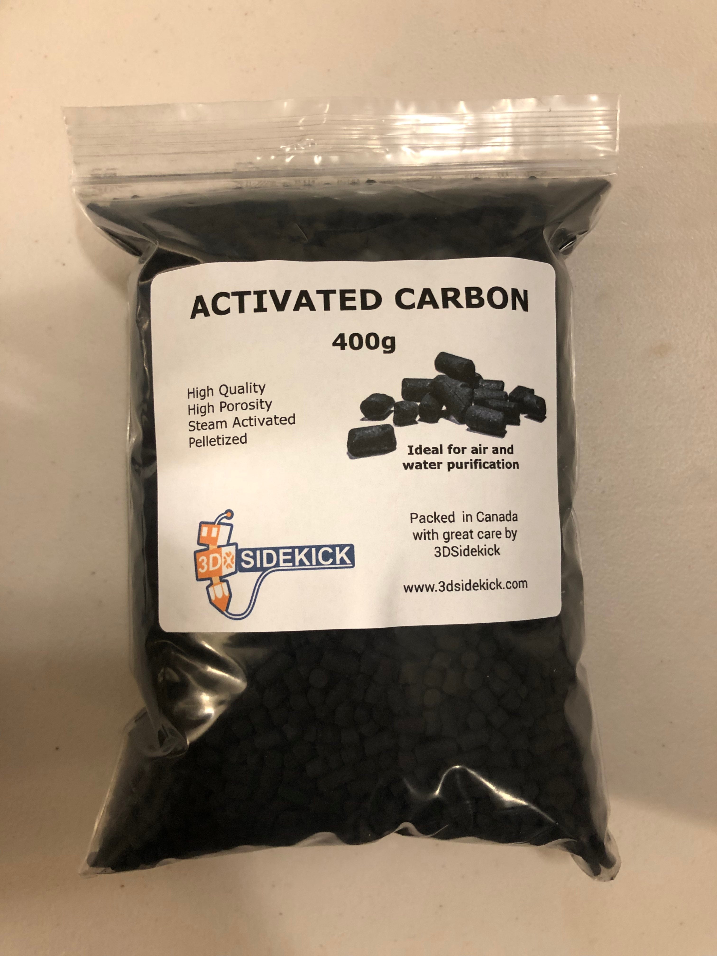 Activated carbon pellets
